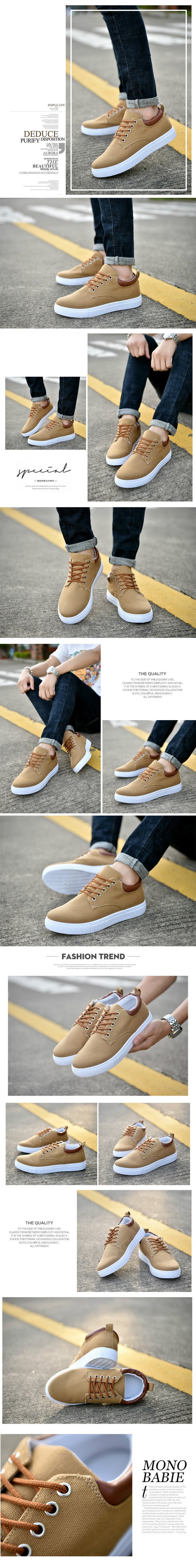 Zapatos Deportivos Casuales de Lona Transpirables para Hombre - Image 10