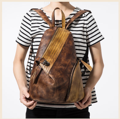 Mochila de Cuero Genuino para Mujer - Image 9