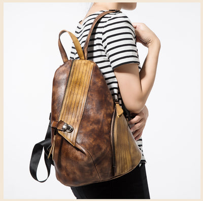 Mochila de Cuero Genuino para Mujer - Image 10