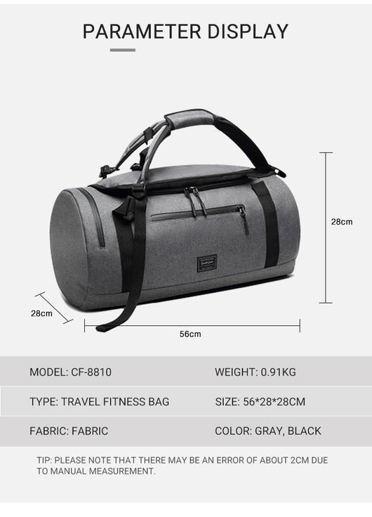 Mochila Multifunción 3 en 1: Viaje, Fitness y Trabajo - Image 9