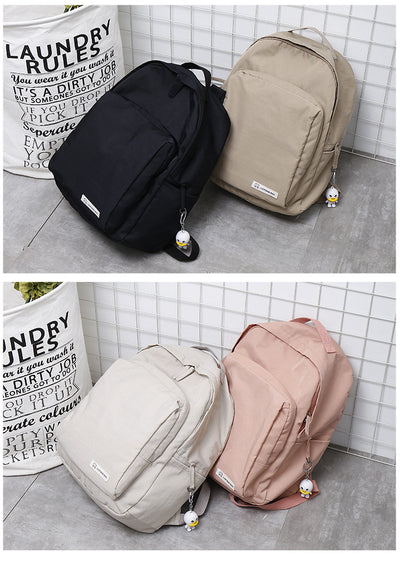 Mochila Oxford Impermeable de Color Sólido para Uso Diario - Image 15