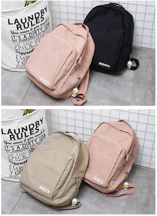 Mochila Oxford Impermeable de Color Sólido para Uso Diario - Image 16
