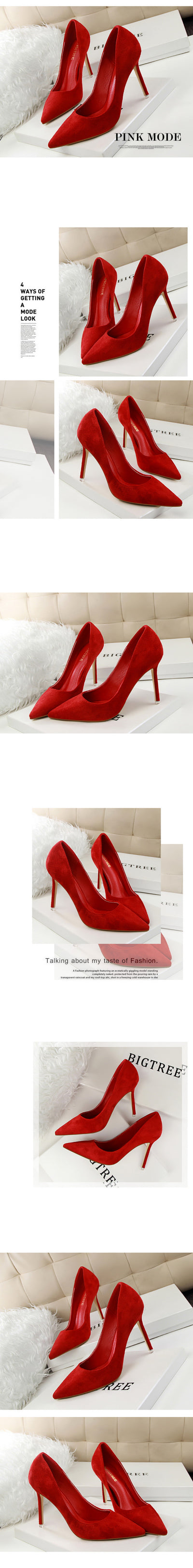 Tacones Stiletto Puntiagudos en Gamuza para Fiestas - Image 12