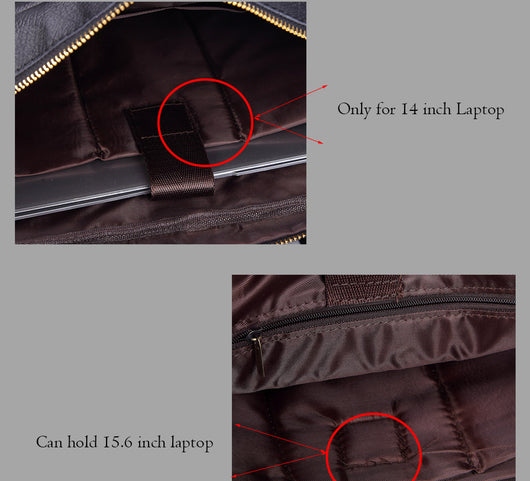 Maletín de Cuero Premium para Laptop - Primera Capa - Image 12