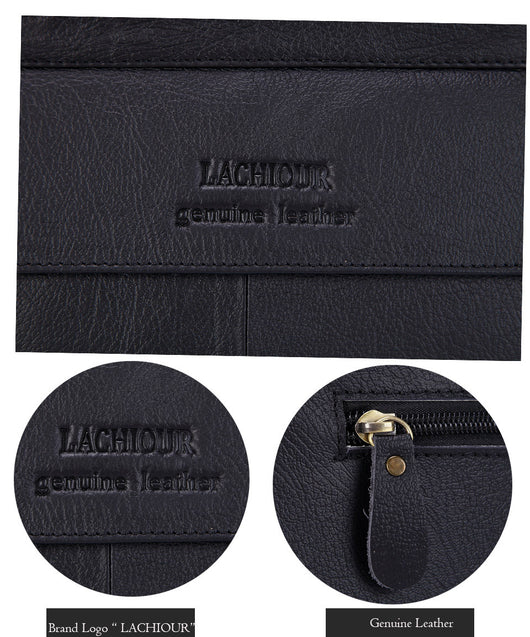 Maletín de Cuero Premium para Laptop - Primera Capa - Image 14