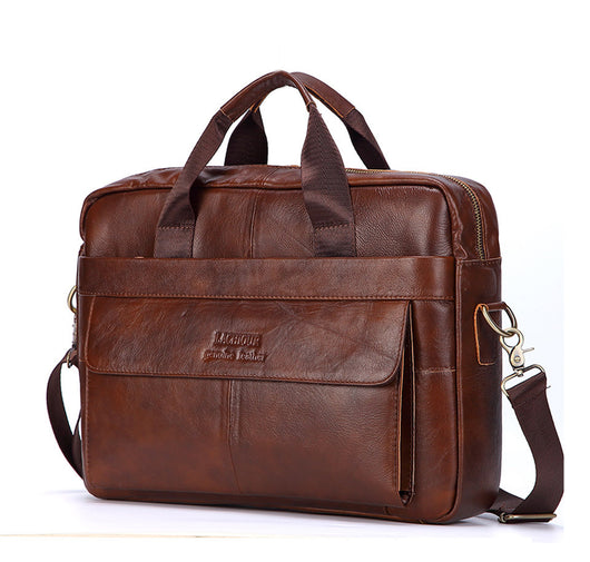 Maletín de Cuero Premium para Laptop - Primera Capa - Image 20