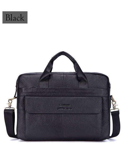 Maletín de Cuero Premium para Laptop - Primera Capa - Image 25