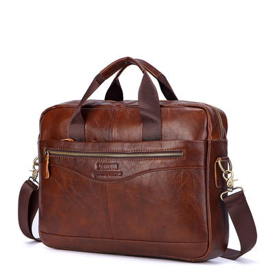 Maletín de Cuero Premium para Laptop - Primera Capa - Image 30
