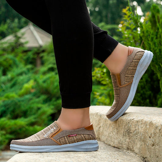 Zapatos Cómodos de Tela para Hombre - Diseño Slip-On sin Esfuerzo - Image 8