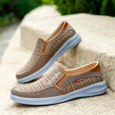 Zapatos Cómodos de Tela para Hombre - Diseño Slip-On sin Esfuerzo - Image 9