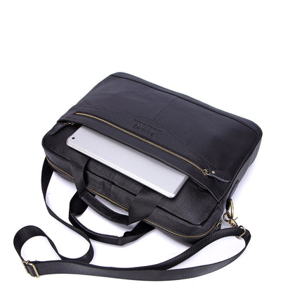 Maletín de Cuero Premium para Laptop - Primera Capa - Image 34
