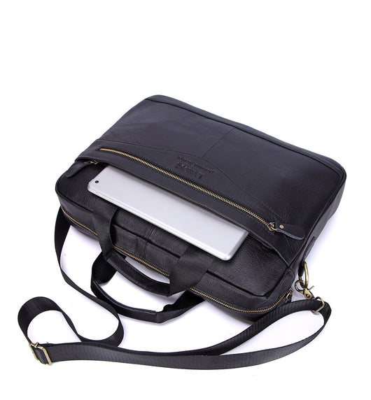 Maletín de Cuero Premium para Laptop - Primera Capa - Image 34