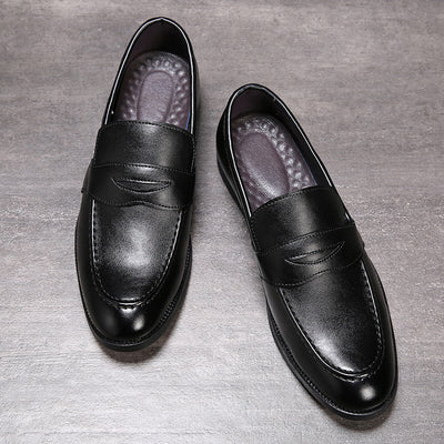 Zapatos de Cuero Casual Británicos Puntiagudos para Hombre - Image 8