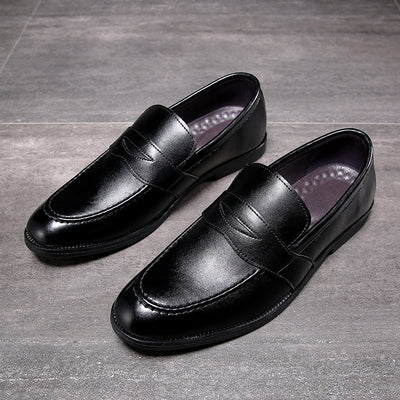 Zapatos de Cuero Casual Británicos Puntiagudos para Hombre - Image 12