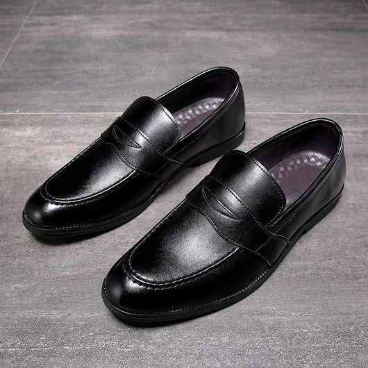 Zapatos de Cuero Casual Británicos Puntiagudos para Hombre - Image 12