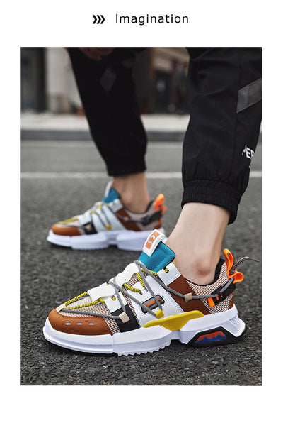 Zapatillas Deportivas Hombre Malla Transpirable con Suela Gruesa Confort - Image 20