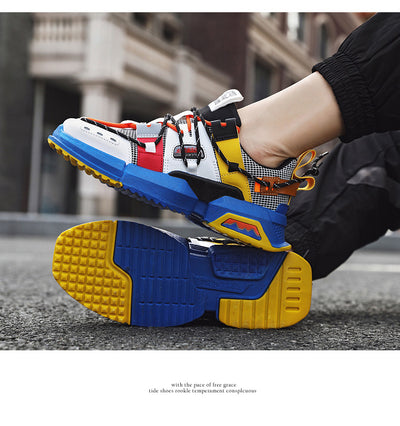Zapatillas Deportivas Hombre Malla Transpirable con Suela Gruesa Confort - Image 23
