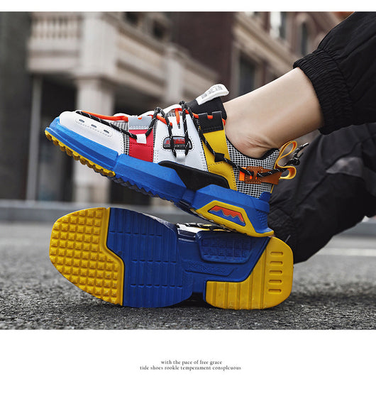 Zapatillas Deportivas Hombre Malla Transpirable con Suela Gruesa Confort - Image 23