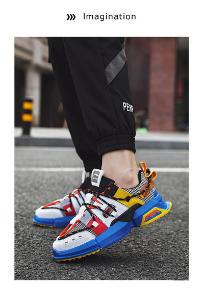 Zapatillas Deportivas Hombre Malla Transpirable con Suela Gruesa Confort - Image 25