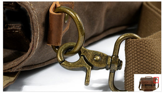 Bolsa de Lona Encerada Impermeable - Image 9
