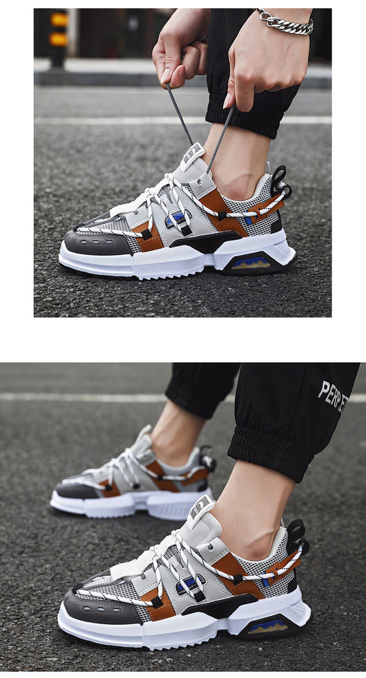 Zapatillas Deportivas Hombre Malla Transpirable con Suela Gruesa Confort - Image 29