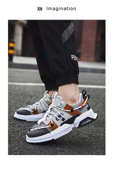 Zapatillas Deportivas Hombre Malla Transpirable con Suela Gruesa Confort - Image 30