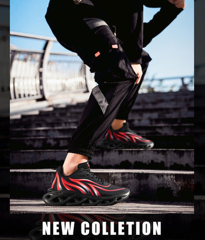 Zapatillas Deportivas para Hombre Malla Transpirable Rojo Coco - Image 11