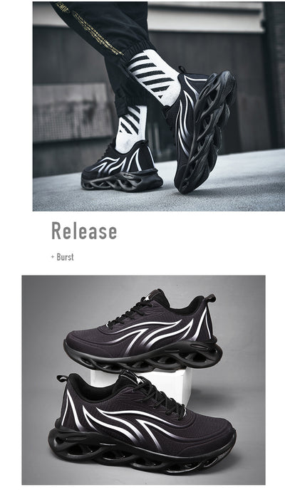 Zapatillas Deportivas para Hombre Malla Transpirable Rojo Coco - Image 15