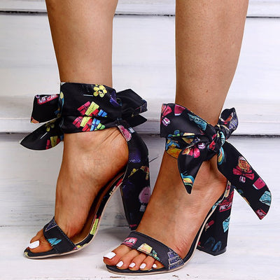 Sandalias con Tiras Estampadas - Image 9