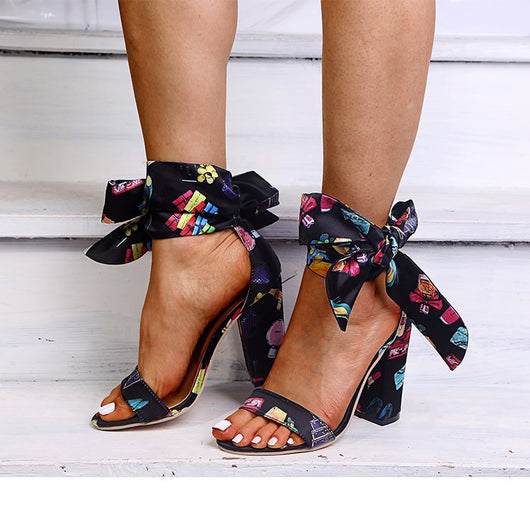 Sandalias con Tiras Estampadas - Image 12