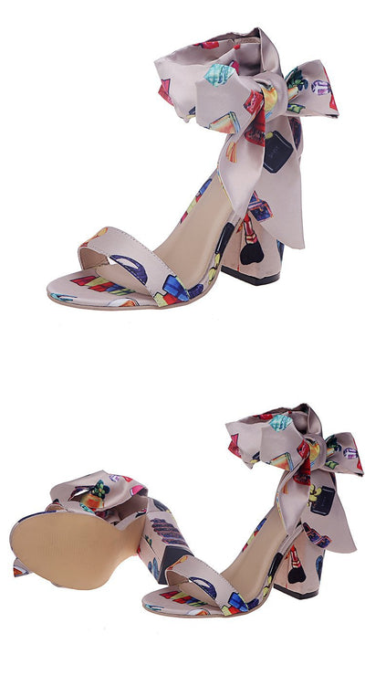 Sandalias con Tiras Estampadas - Image 20