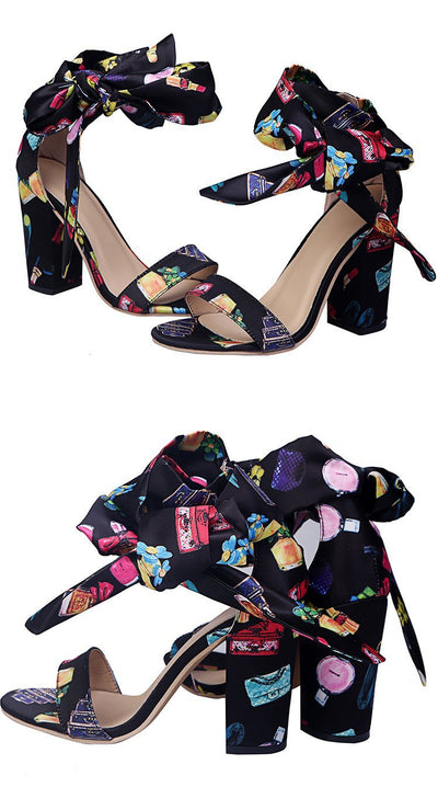 Sandalias con Tiras Estampadas - Image 22