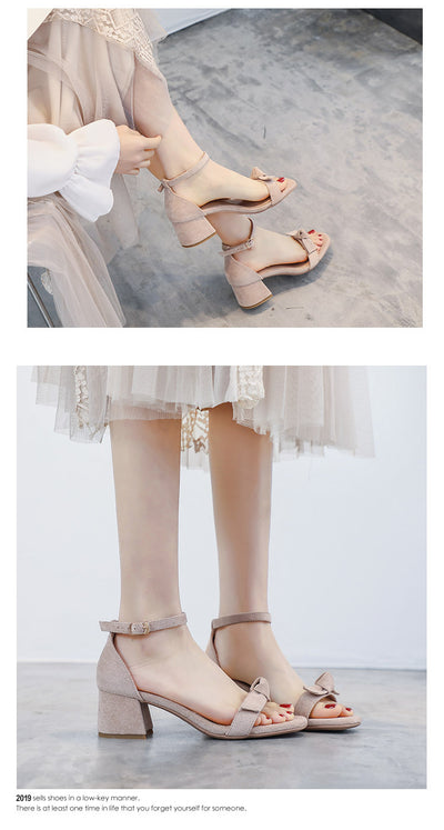 Zapatos Femeninos de Ante con Moño Elegante - Image 9
