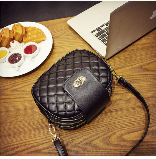 Bolso de Hombro Femenino Lingge Tres Capas - Image 11