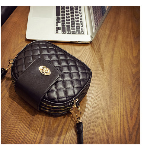 Bolso de Hombro Femenino Lingge Tres Capas - Image 12