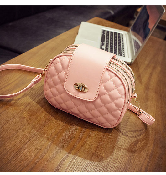 Bolso de Hombro Femenino Lingge Tres Capas - Image 13