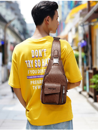 Bolsa Bandolera Pecho para Hombre - Casual Outdoor - Image 6