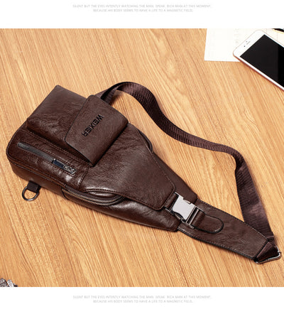 Bolsa Bandolera Pecho para Hombre - Casual Outdoor - Image 8