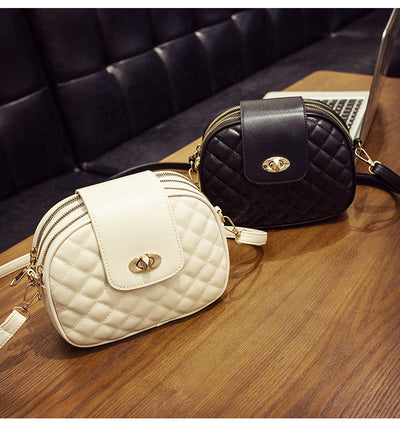 Bolso de Hombro Femenino Lingge Tres Capas - Image 18