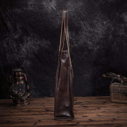 Bolso de Cuero Genuino Textura Lichi - Bolsa de Hombro Elegante - Image 13