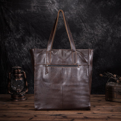 Bolso de Cuero Genuino Textura Lichi - Bolsa de Hombro Elegante - Image 14