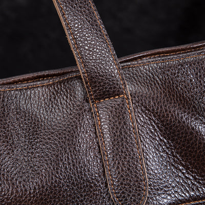 Bolso de Cuero Genuino Textura Lichi - Bolsa de Hombro Elegante - Image 15