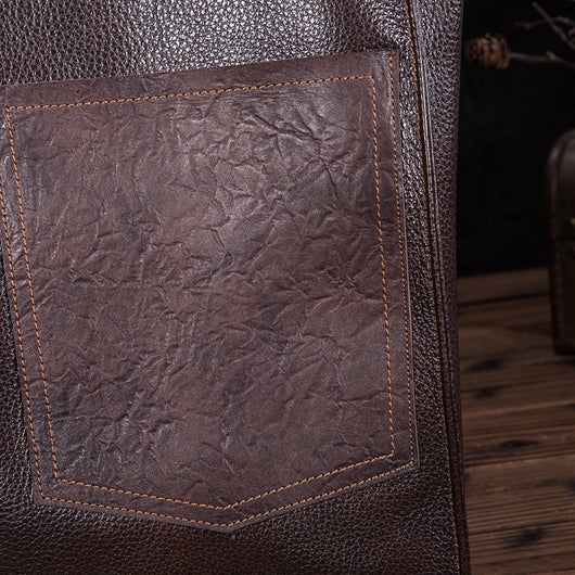 Bolso de Cuero Genuino Textura Lichi - Bolsa de Hombro Elegante - Image 19