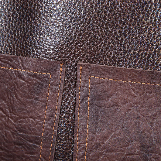 Bolso de Cuero Genuino Textura Lichi - Bolsa de Hombro Elegante - Image 20