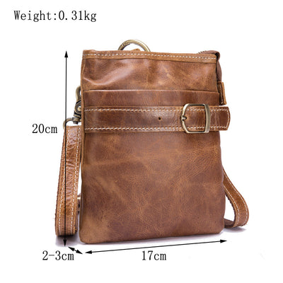 Bolsa de Cuero para Hombre con Bandolera Ajustable - Image 6