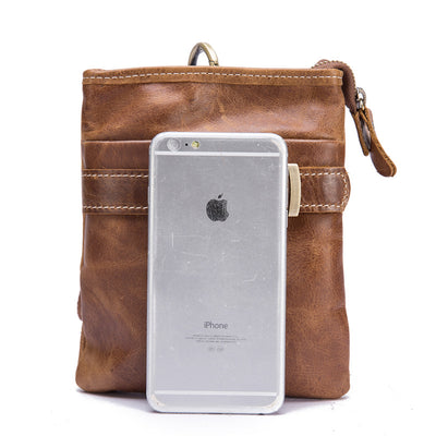 Bolsa de Cuero para Hombre con Bandolera Ajustable - Image 7