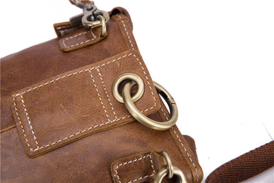 Bolsa de Cuero para Hombre con Bandolera Ajustable - Image 14