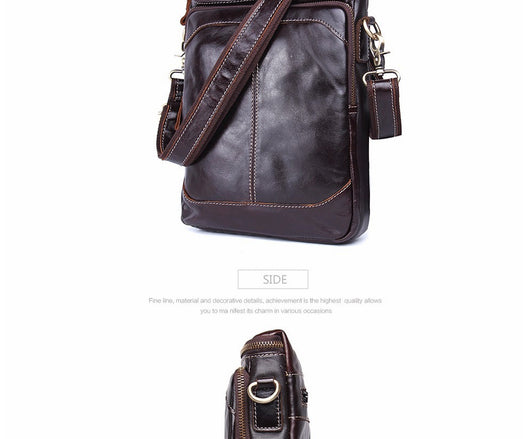 Bolso Mensajero de Cuero para Hombre - Image 11