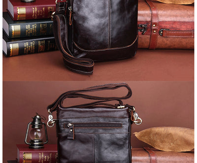 Bolso Mensajero de Cuero para Hombre - Image 15