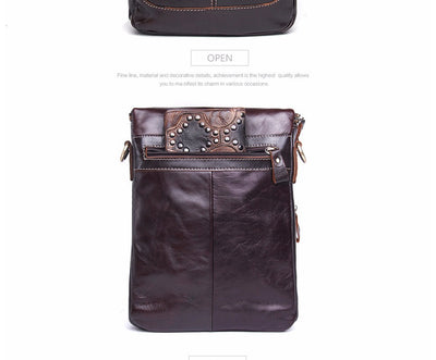Bolso Mensajero de Cuero para Hombre - Image 17